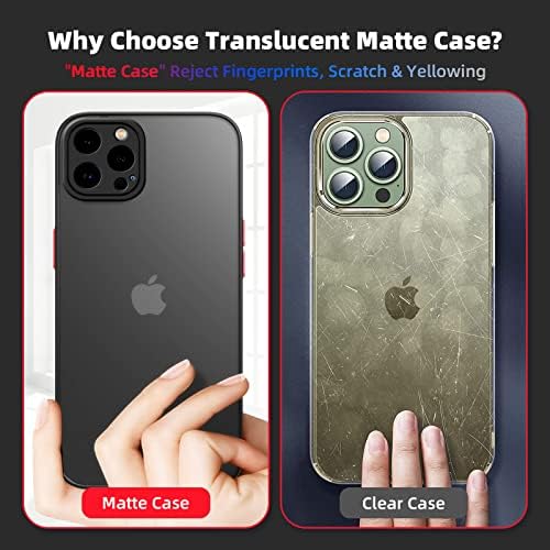 [2022 חדש] Zonyee iPhone 13 Pro Max Case, Slim Fit Colled Case Matte עבור iPhone 13 Pro Max 6.7 אינץ